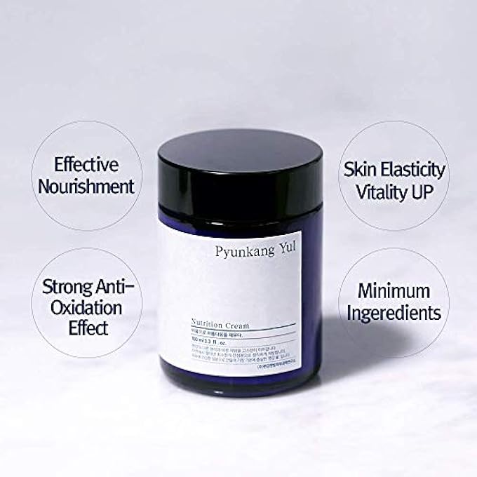 Pyunkang Yul [PKY] NUTRITION CREAM FOR POWERFUL HYDRATION WITH MINIMAL INGREDIENTS, FACE MOISTURIZER WITH BALANCED NOURISHMENT, ZERO-IRRITATION, KOREAN SKINCARE (3.38 FL.OZ, 100ML). - Image 2